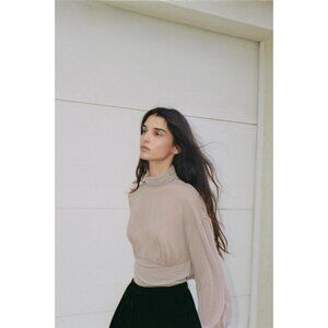 ZARA GEORGETTE BACK BODYSUIT